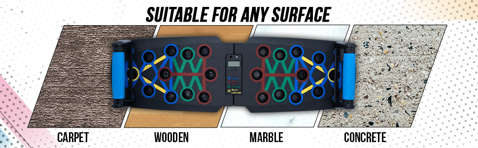 SUITABLE FOR ANY SURFACE - CARPET, WOODEN, MARBLE, CONCRETE