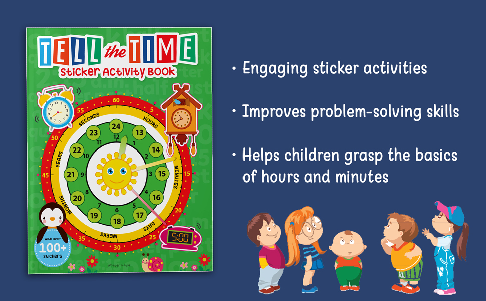 Tell the Time Sticker Activity Book