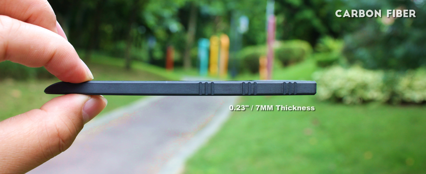 Carbon Fiber Karambit Trainer Knfie Fixed Blade Practice Tool EDC