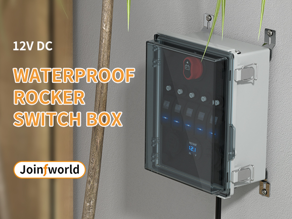 Amazon.com: Joinfworld 5 Gang Rocker Switch Box Marine 12V