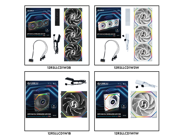 Amazon.com: Lian Li UNI Fan SL LCD Wireless (Reverse Blade