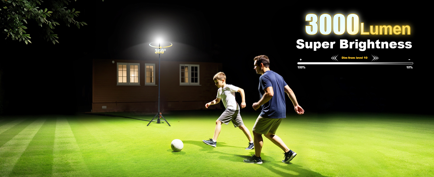 3000LM Ultra-Bright Telescopic Camping Light