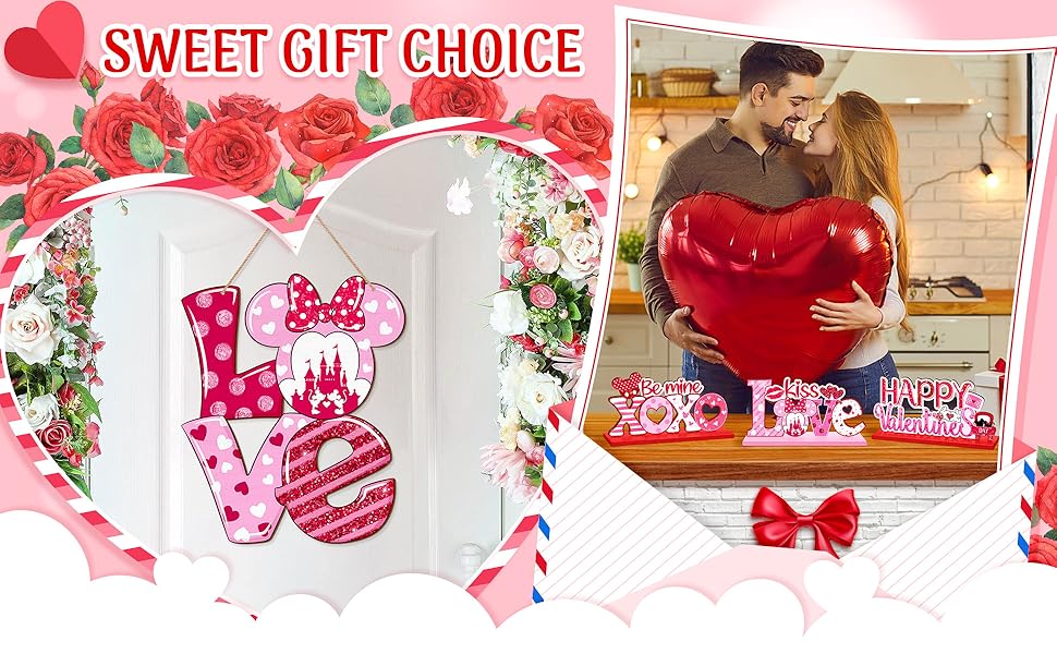 Valentine's Day Love Hanging Door Sign