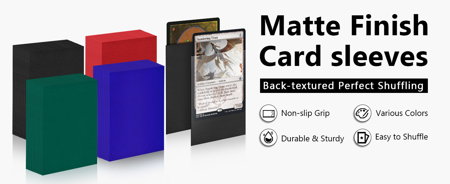 120Pack MTG Card Sleeves Toploaders for Trading Cards