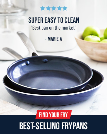 Blue Diamond Pan, Diamond-infused ceramic nonstick