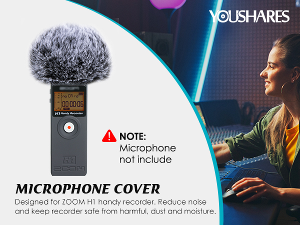 Amazon.com: YOUSHARES Zoom H1 Recorder Short Furry Outdoor