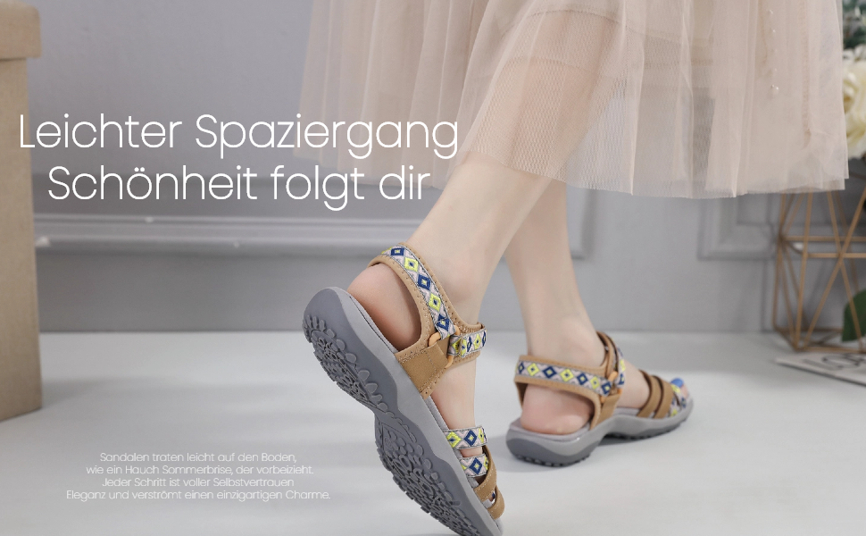 leichte riemchensandalen frauen wandernsandalen 