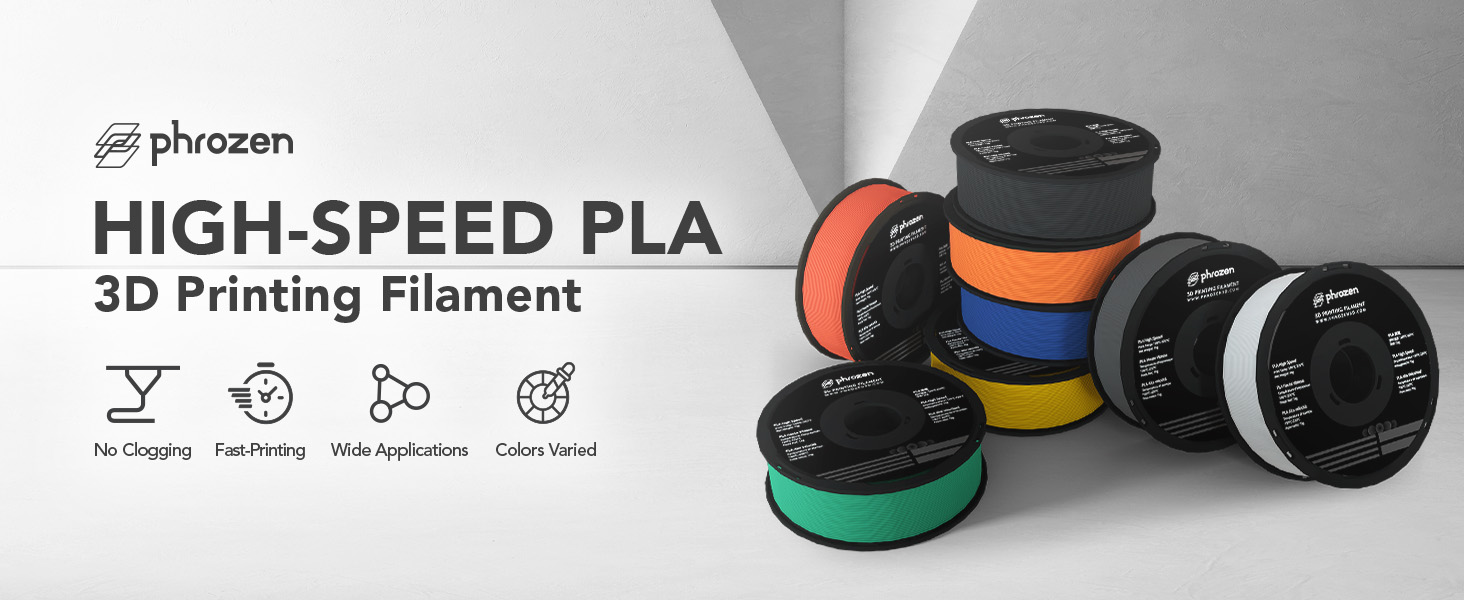 phrozen PLA 3D Printer Filament 1.75mm, Easy to Use Fit Most FDM Printer