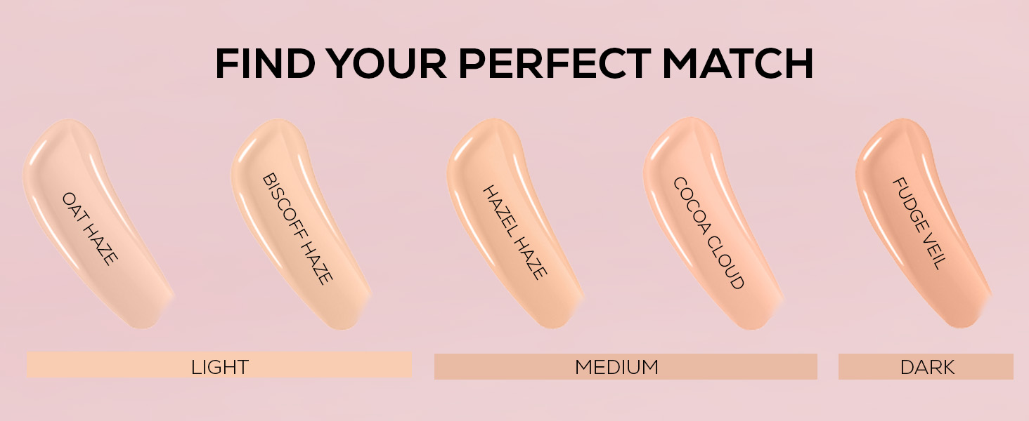 RENEE Blurring Matte Finish Liquid Foundation, Lightweight, Full Coverage 