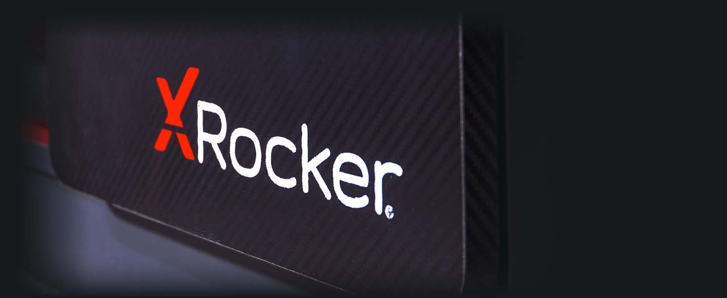 XRocker CarbonTek Black LED TV Unit 4 Shelf Modern Gloss Matte MDF Living Room Media