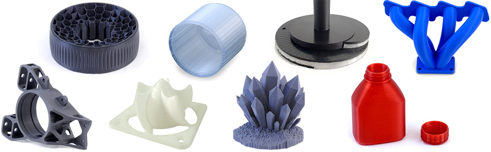 Kodak 3D Printer Portrait, White, 21.1 x 20.7 x 20.7 in 17 different 3D material samples