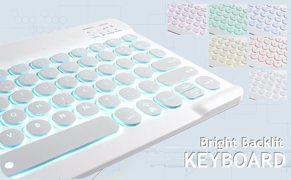 7 Colors Backlit Keyboard