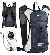 OUTSKIRT Hydration Backpack with 2L Water Bladder, Lightweight and Breathable Running Hydration P...