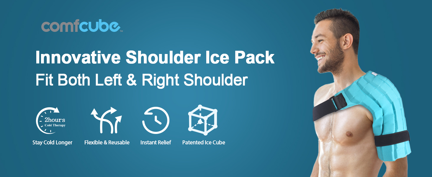Comfcube Shoulder Ice Pack Rotator Cuff Cold Therapy, 2