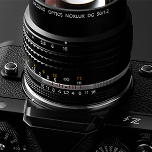 Amazon.co.jp: MR.DING Noxlux DG 50mm F1.2 Zマウント ニコンZ