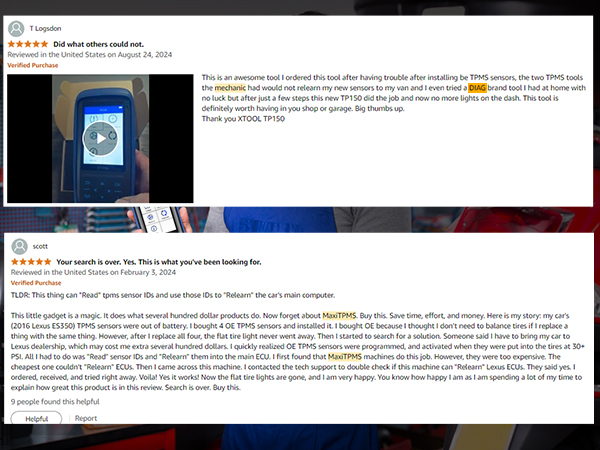 cost effective tire sensor tool
