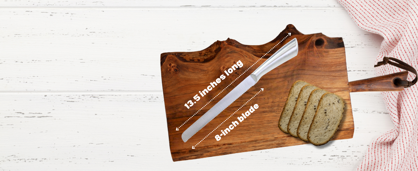 13.5-inch serrated knife