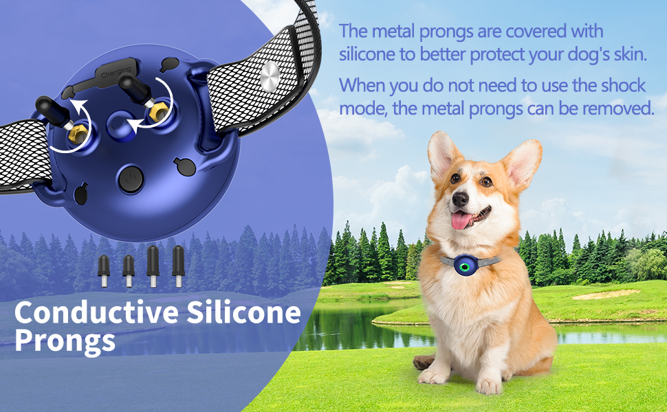 Upgraded Dog Shock Collar, Dog Training Collar with Remote