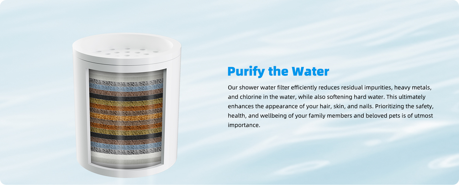shower filter for hard water