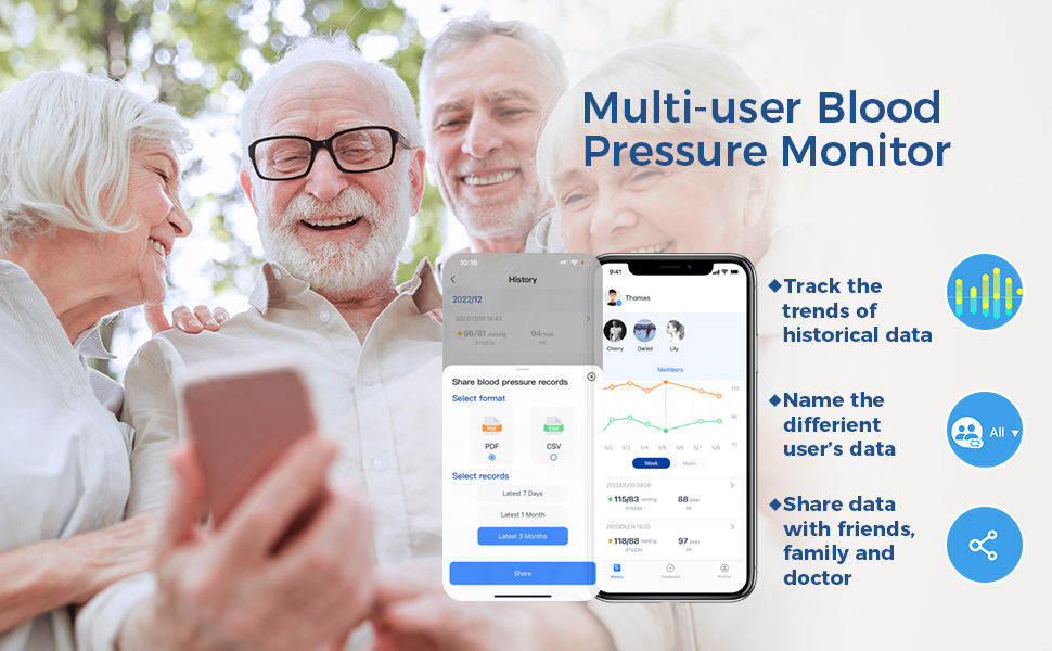 Checkme BP2A Blood Pressure Monitor for Home Use Upper Arm Bluetooth BP Machine Checkme BP2A Blood Pressure Monitor for Home Use Upper Arm Bluetooth BP Machine