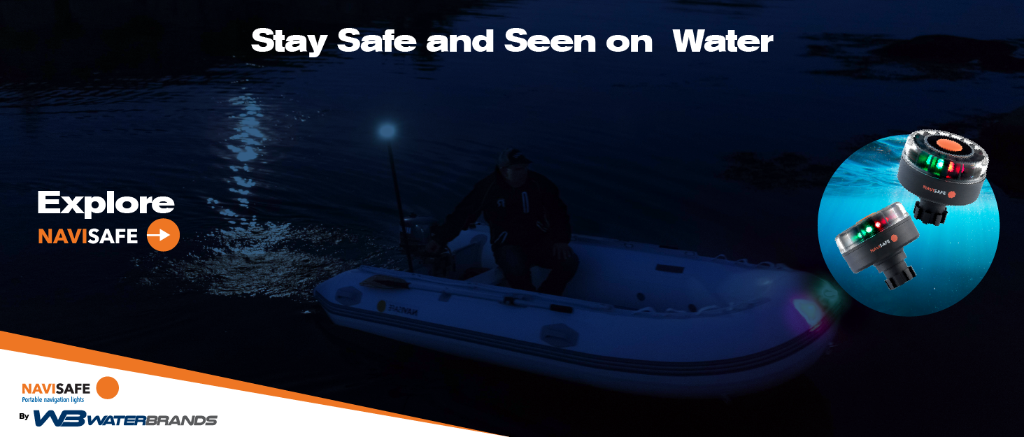 NAVISAFE Navilight 360° 2NM Portable Navigation Lights Boat Lights 5 LED