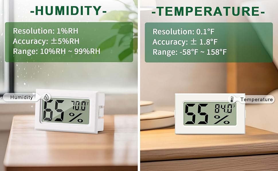 Atogou Mini Hygrometer Indoor Humidity Meter