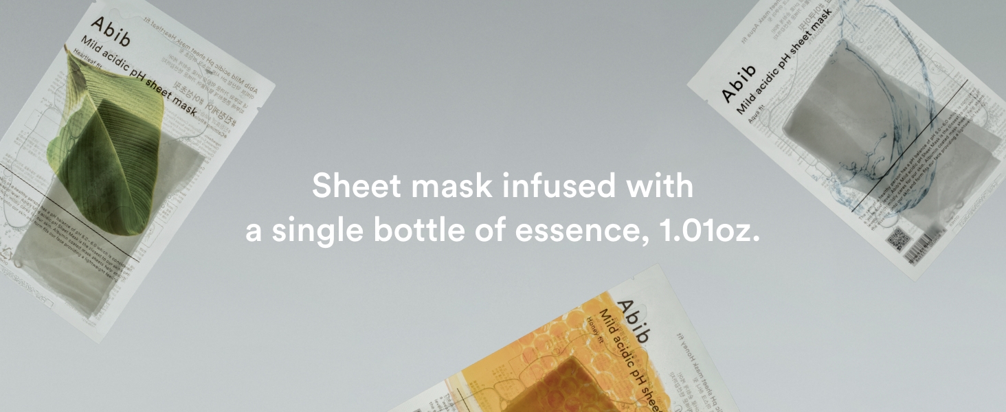 abib mild acidic ph sheet mask product details