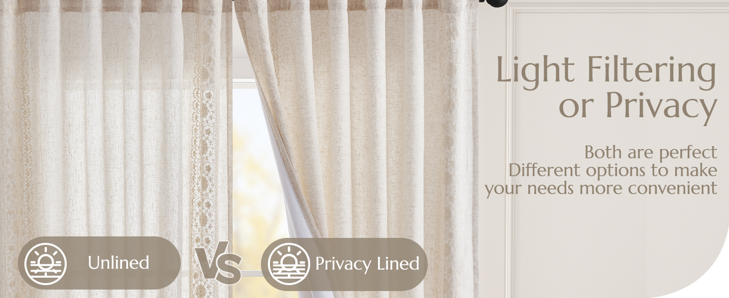 farmhouse curtains