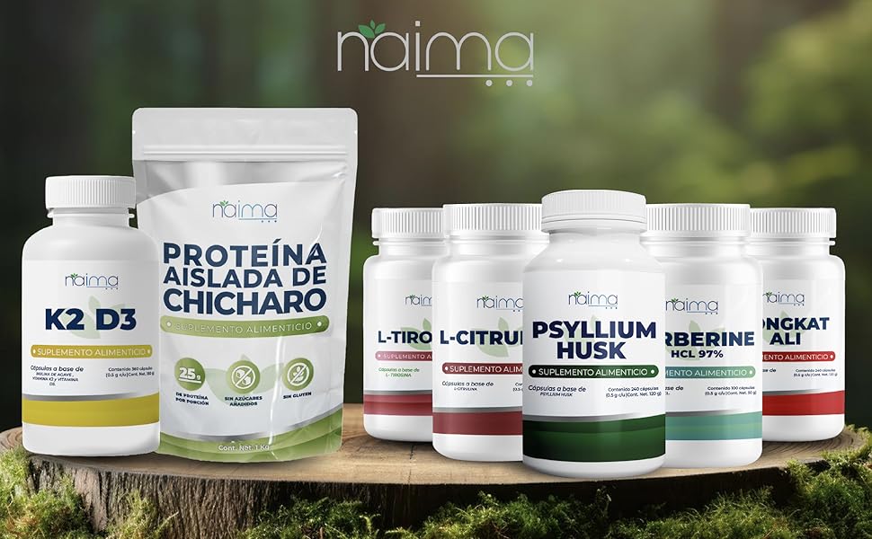 NAIMA,Psyllium Husk,Suplemento Alimenticio,Natural,Digestivo,Regulación Intestinal,Sin Aditivos