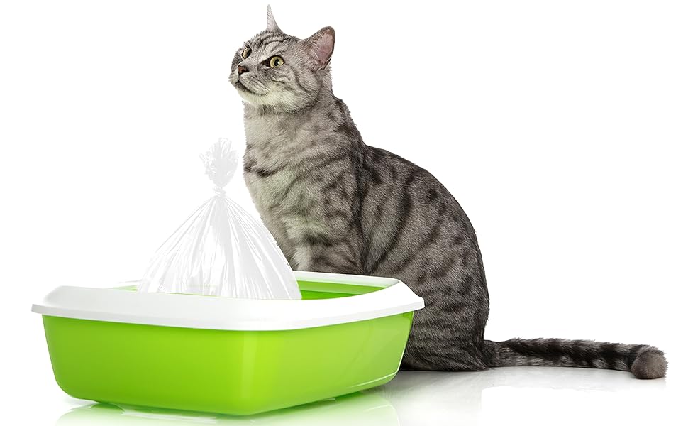 10pk Extra Large Cat Litter Tray Liners XL 56 x 70cm Disposable Cat