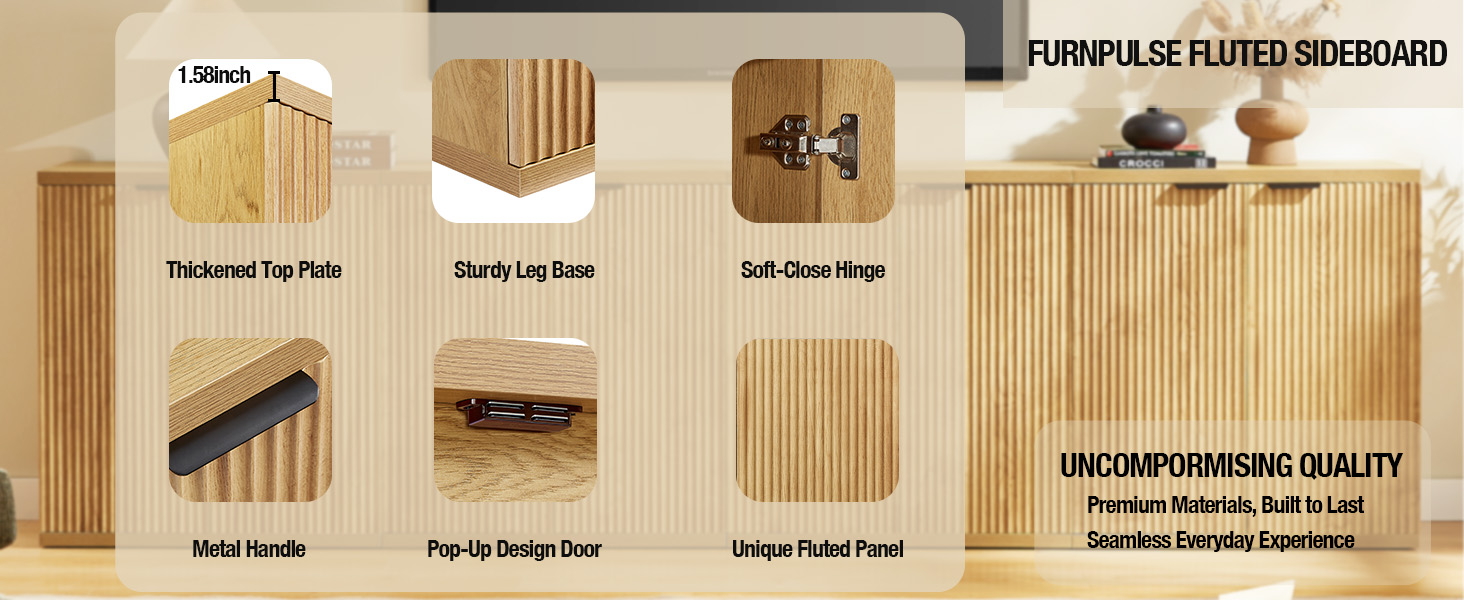 Fluted cabinet