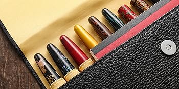 Amazon | WANCHER ワンチャー 12本用ペンポートフォリオ 万年筆ケース