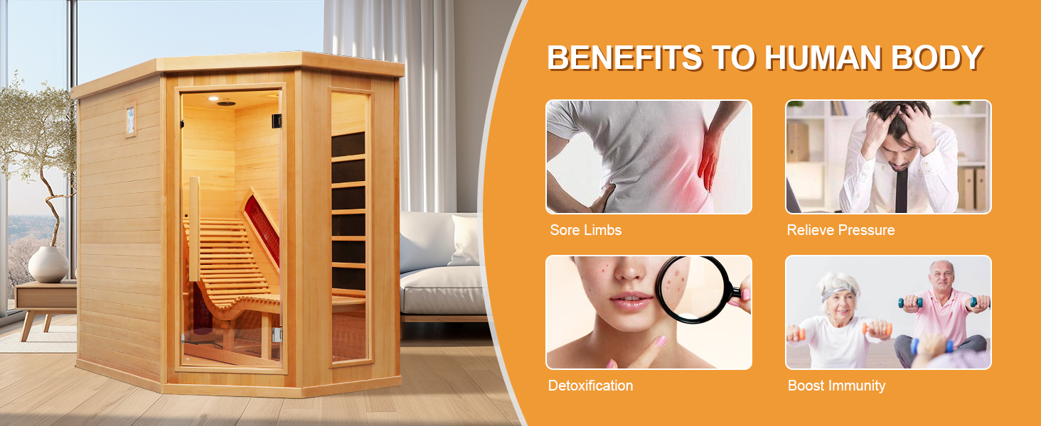 indoor sauna room