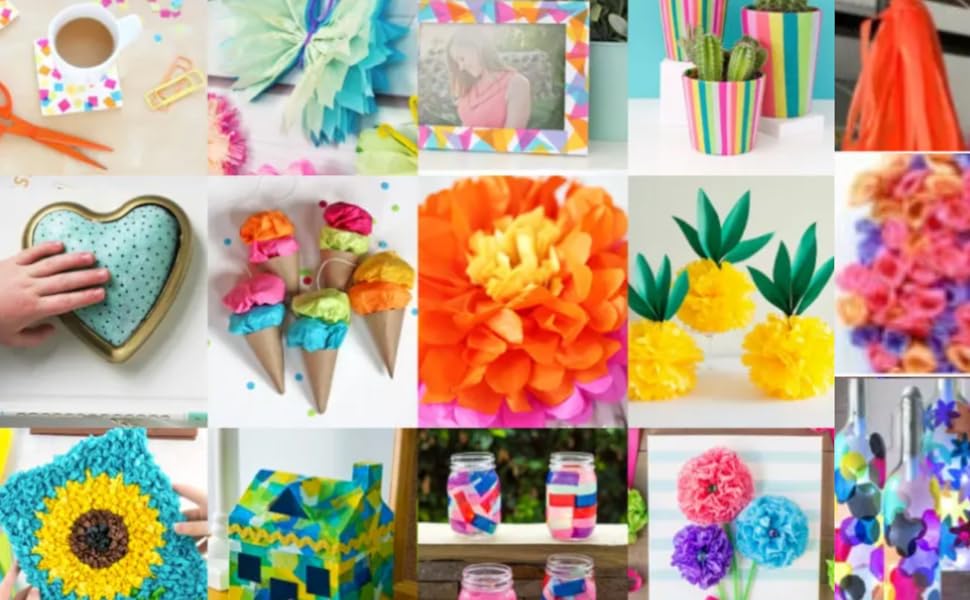 House of LUXX 90 Sheets Large Tissue Paper Assorted Tissue Paper