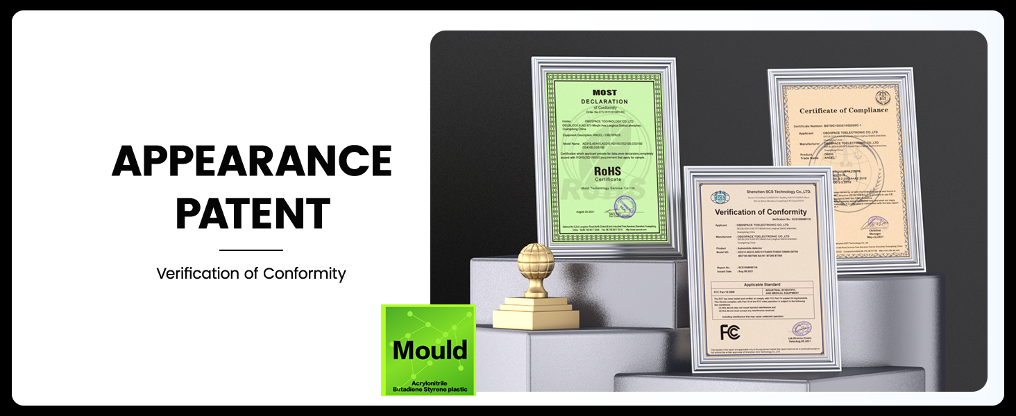ANCEL PB600 APPEARANCE PATENT