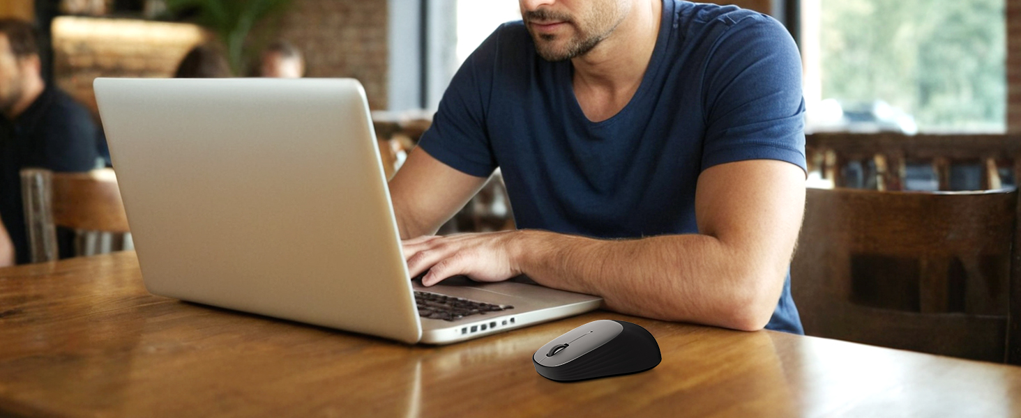 wegear Wireless Mouse Bluetooth Mouse, 1600 DPI Optical