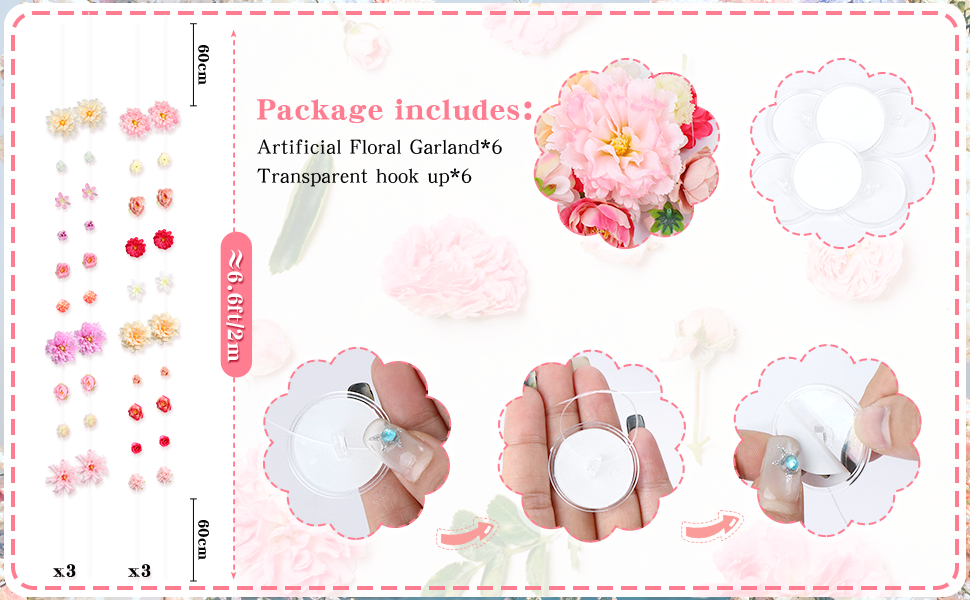 flower garland decorations