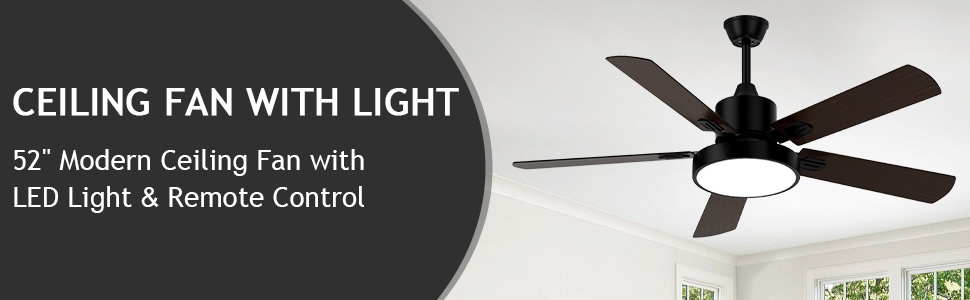 plafondventilator met licht