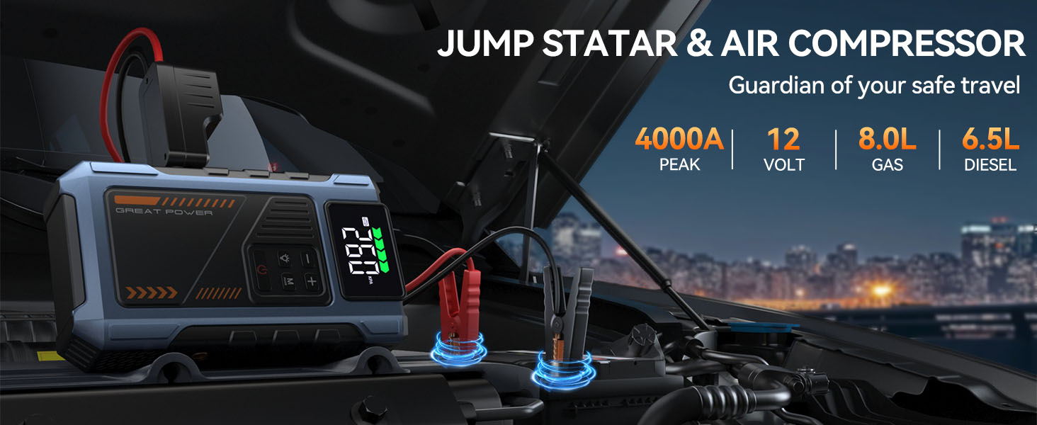 jump starter with air compressor