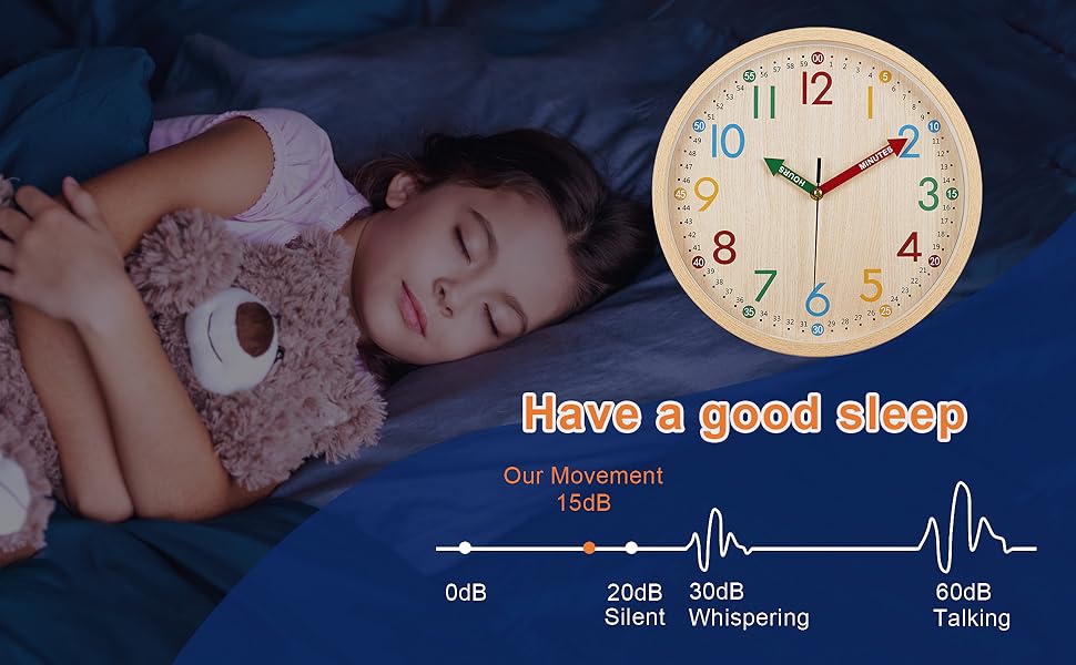 silent non ticking wall clock