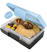 Smash Kids Bento Bite Lunch Box Digger, Plastic, Mint/Purple, Mint/Purple