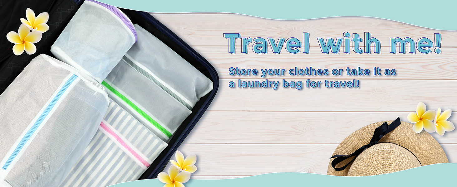 myHomeBody Mesh Laundry Bags Delicates Bag for Washing