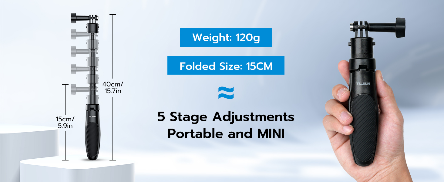 Selfie Stick Tripod for Action camera