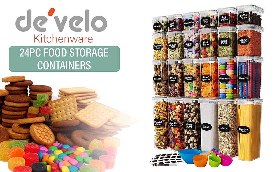 24PC FOOD STORAGE CONTAINER