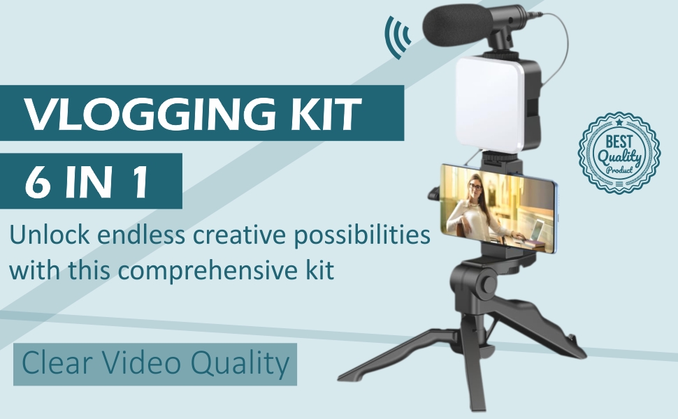 Vlogging Kit 6 in 1 for iPhone