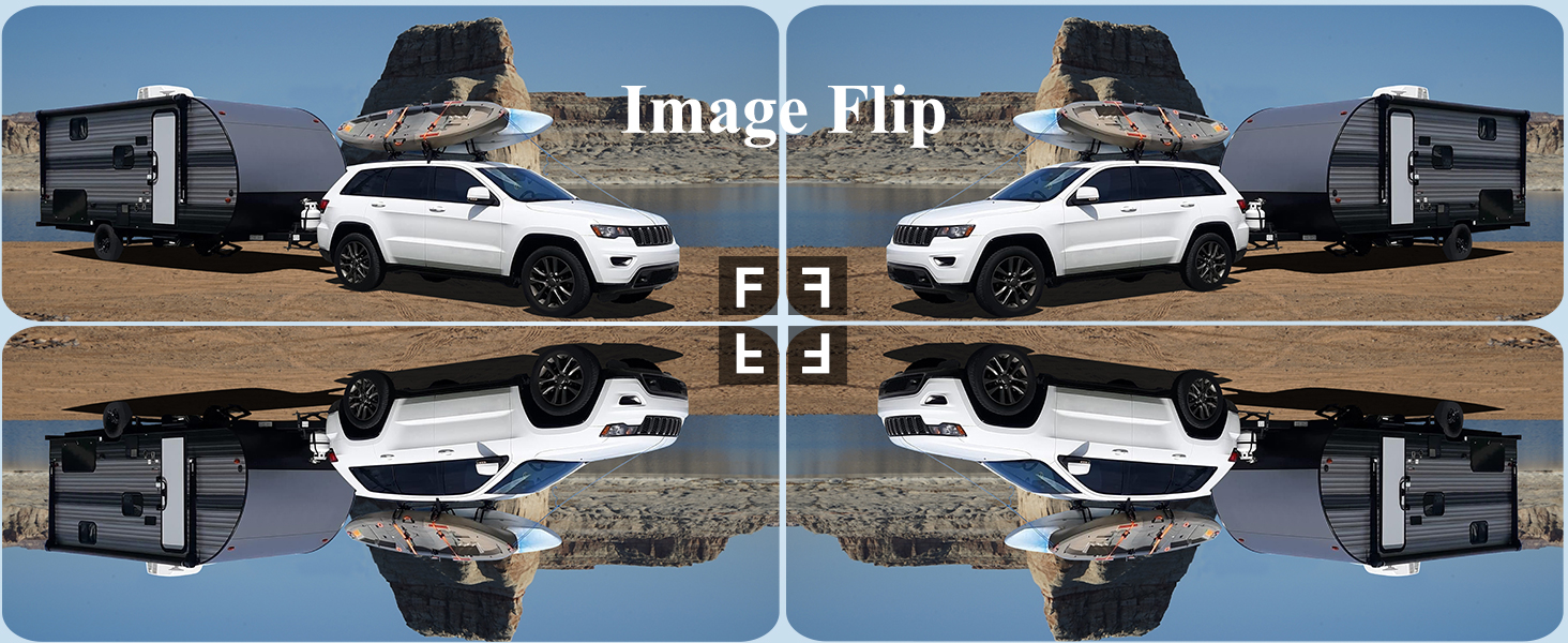 BUTOAX Wireless RV Backup Camera System with 7'' IPS