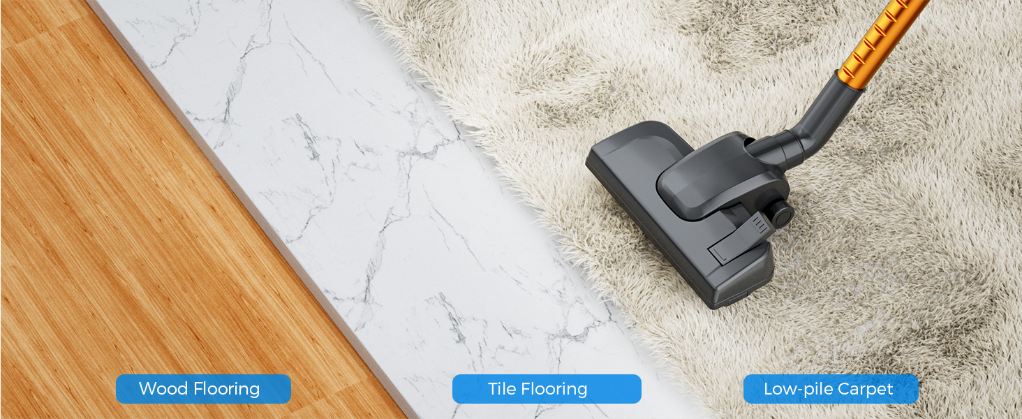 Sequence showing vacuum cleaner removing dirt and debris from carpet or floor surface, demonstrating cleaning effectiveness and suction power.