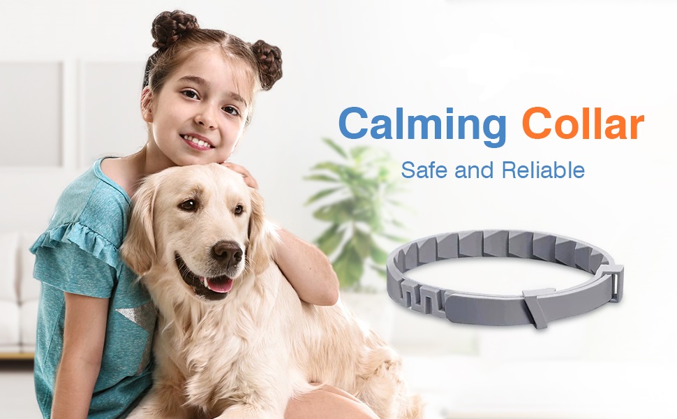 MYBOSSPET Dogs Calming Collar, Pack of 4 Anxiety Relief