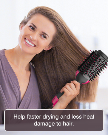 Chamex Hair Dryer Brush Blow Dryer Brush in One