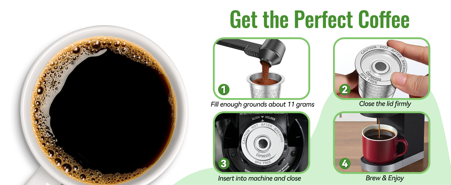 reusable coffee pods